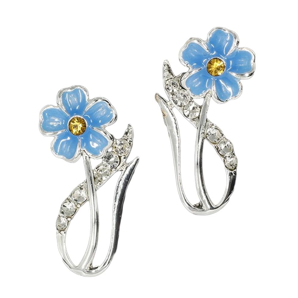 equilibriumForget Me Not Elegant Silver Plated Studs 339881