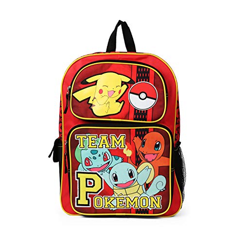 Pokemon Red Backpack with Pikachu, Charmander, and Jamaica Ubuy