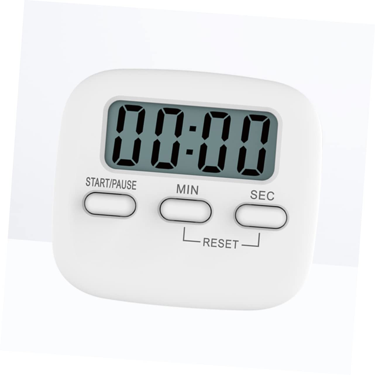 IMIKEYA 6stücke Digitaler Küchentimer Mit Großem LCD-Display Für Schüler Küche Und Büro Magnetische Stoppuhr Für Kochen Sport Und Badezimmer Weiß