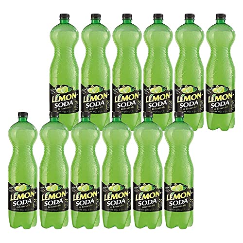 12x Lemonsoda PET 1Lt Campari Flasche Lemon Soda Limonade Zitrone italienisch