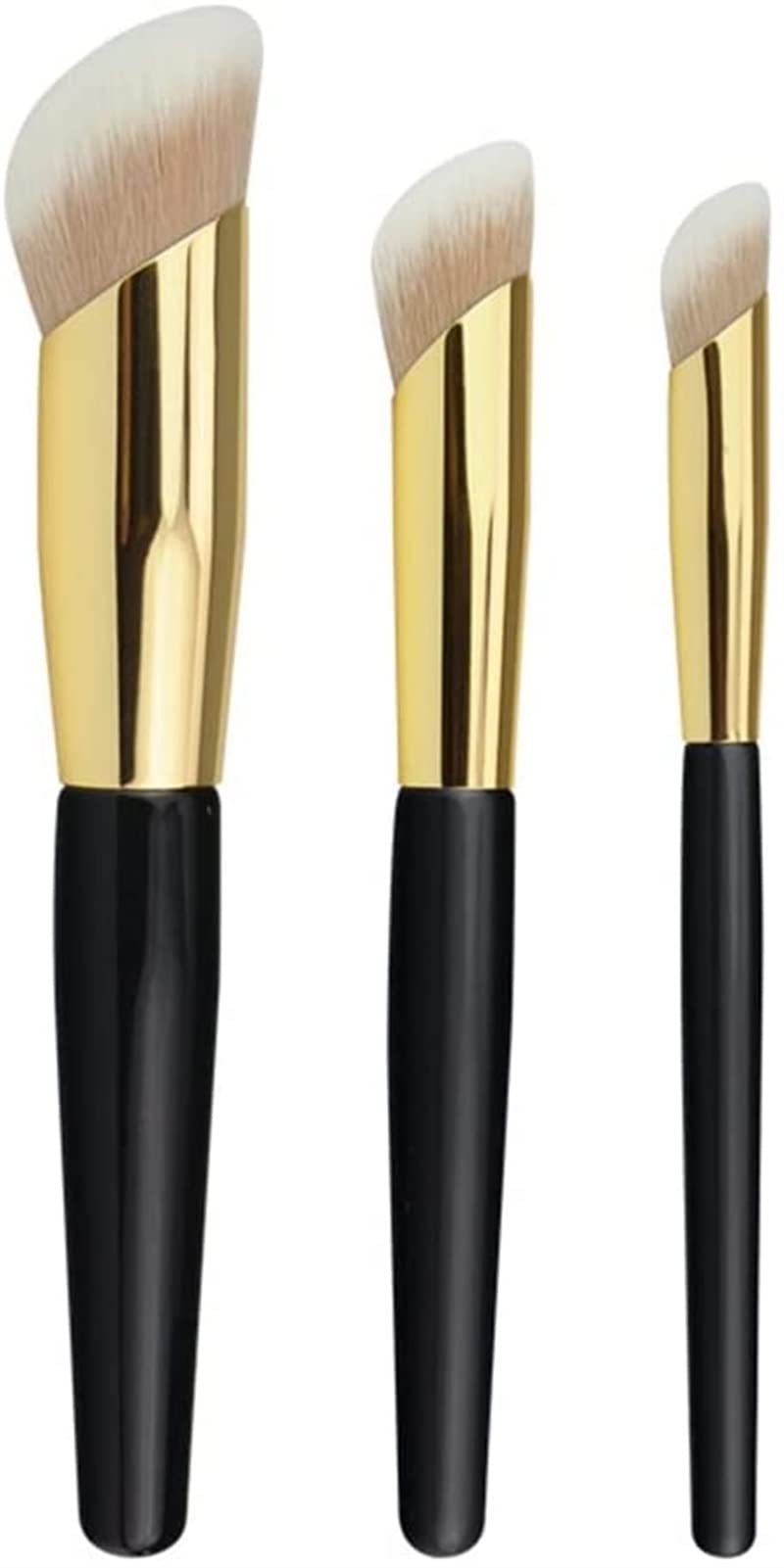 Cepillo de cepillo de maquillaje Corrimiento de cepillos de maquillaje sintético cepillo de dedo pincel liquid liquid cama y desayuno Productos cosméticos de cepillo de maquillaje de corrector de crem