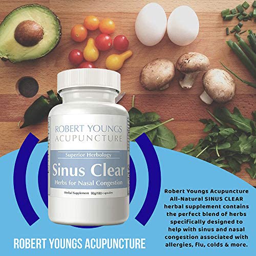 Sinuclear (180 Capsules) | Maximum Strength Nasal And Sinus Congestion Relief Fast Acting | Wellness Booster Blend Helps Relieve Congested Nose & Headache Pressure | Non Drowsy Decongestant Formula #TOP1