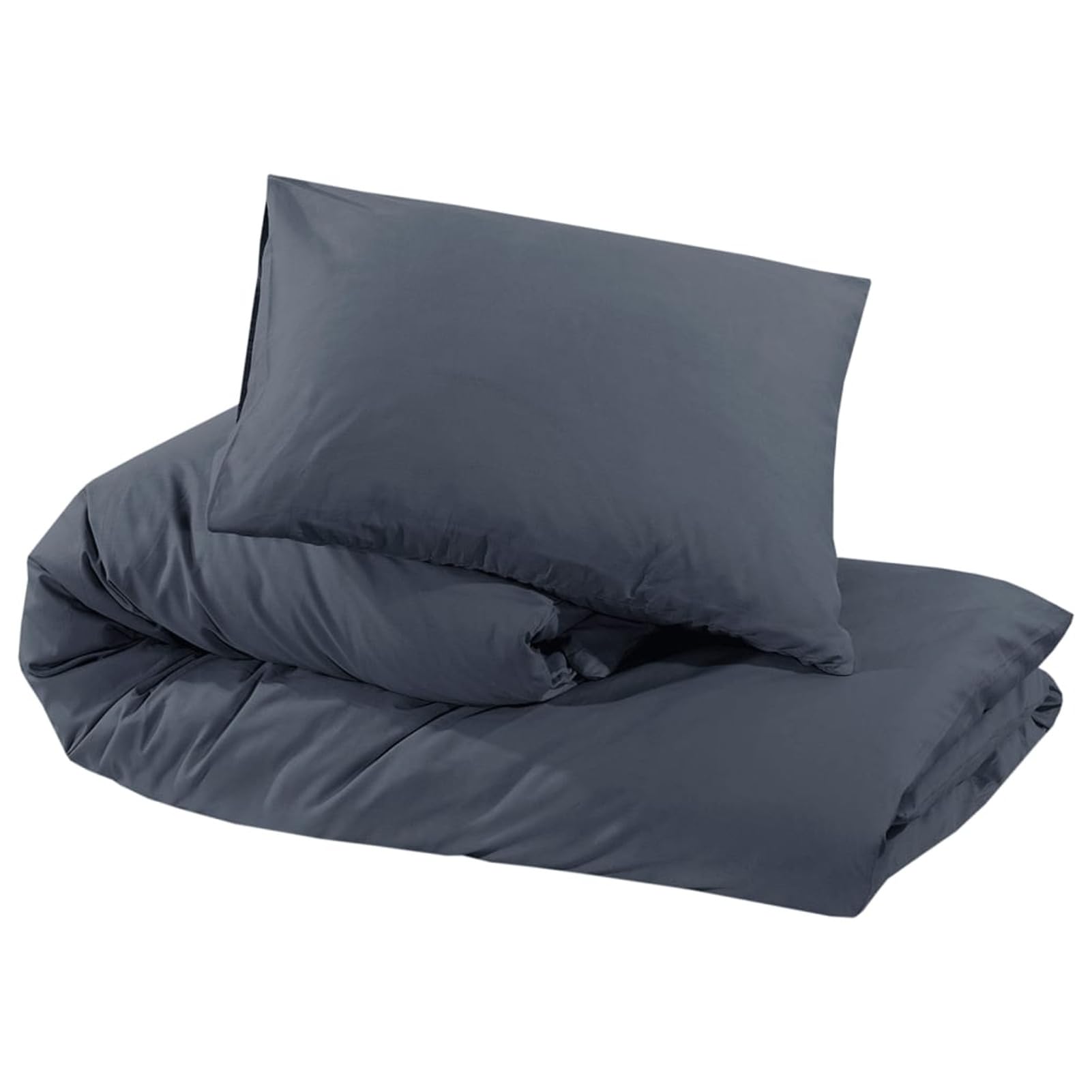 Homgoday Antracyt 240 x 220 cm Lekka mikrofibra, wystrój mebli poszewki na kołdrę, zestaw pościeli z podwójnym łóżkiem, zestaw pościeli dwuosobowej, zestaw pościeli na łóżko podwójne, komplet pościeli