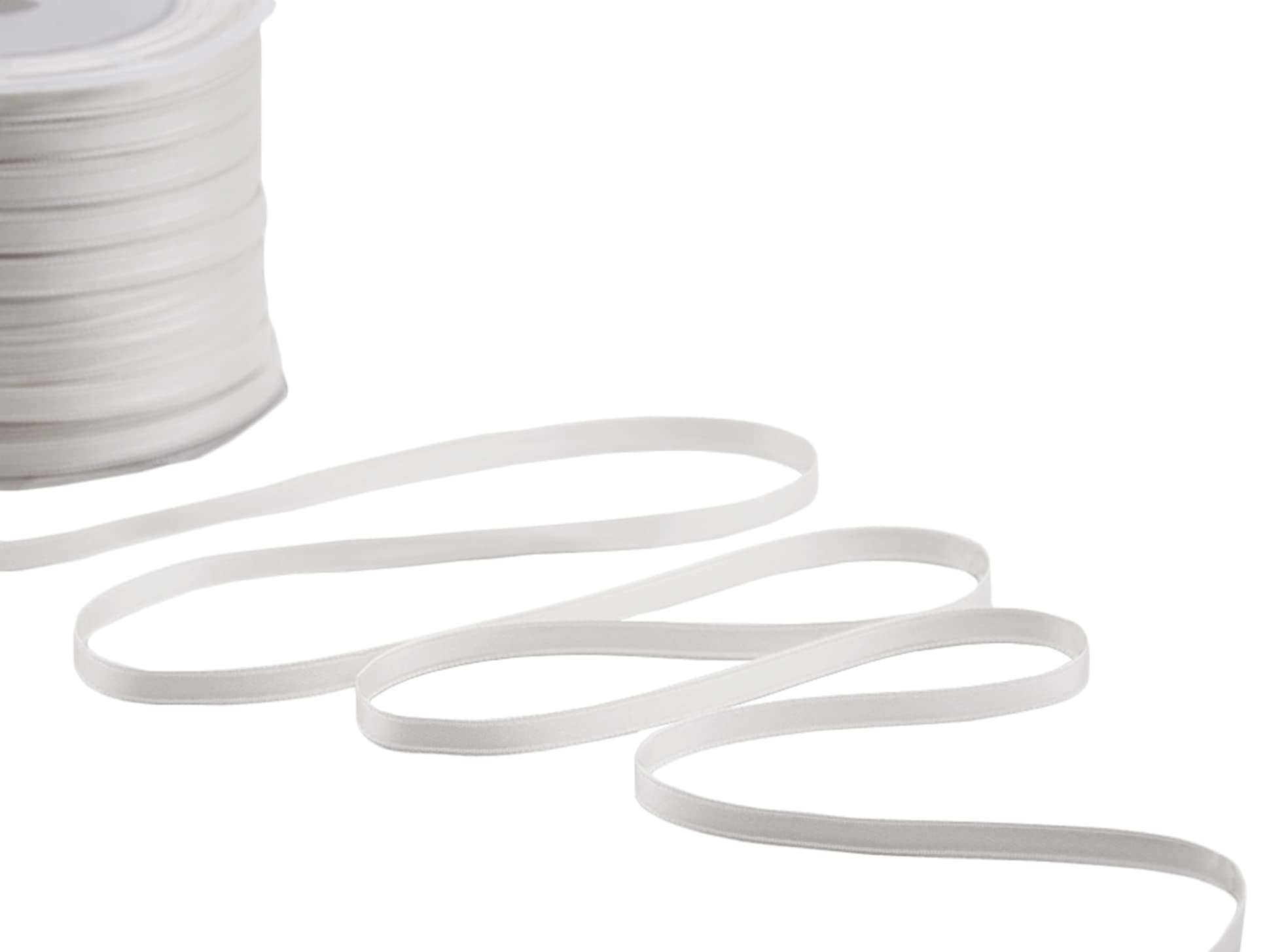 Furlanis Ribbon, Satin, White Optical, 6 mm x 25 m