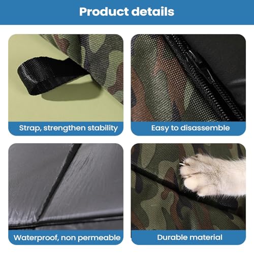 Abri pour chat extérieur imperméable et pliable pour chat errant - 4