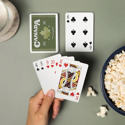Baraja Póker Quebec Canada Pride 52 Cartas Tamaño Poker miniatura 2
