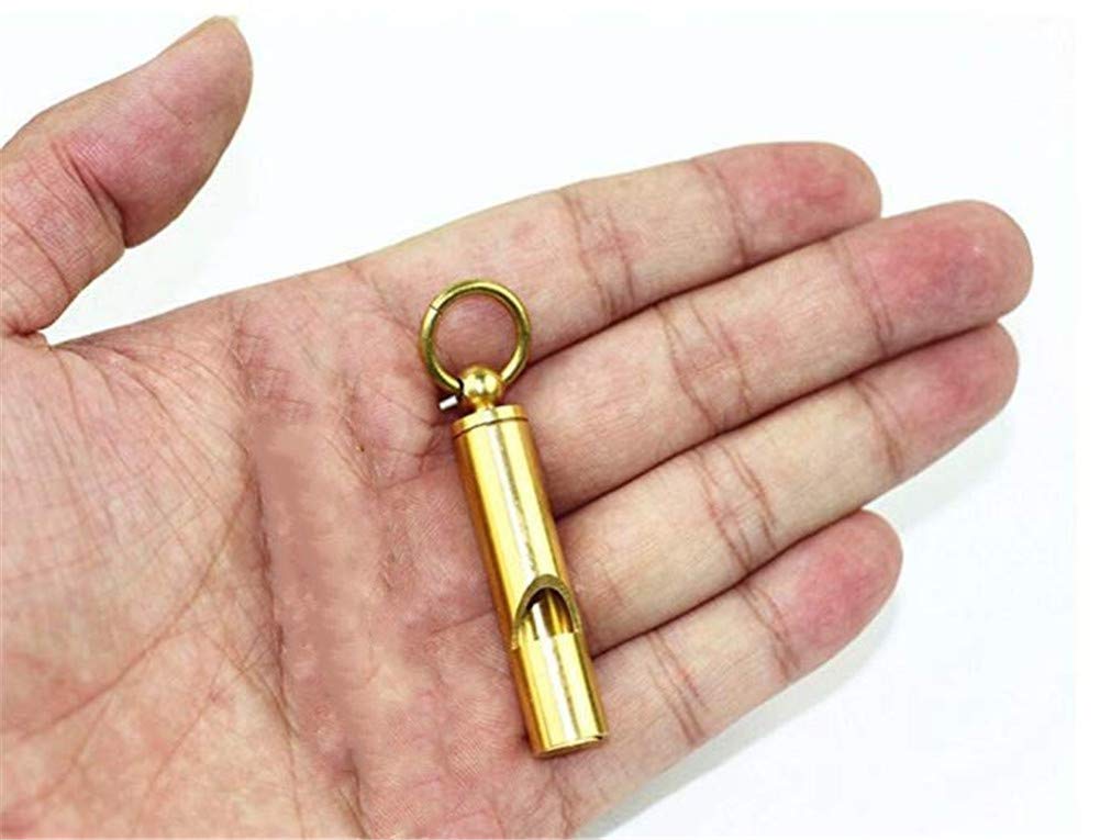3 Sifflets Survie Aluminium 120dB - Urgence, Sport Et Dressage Avec Porte-Clés