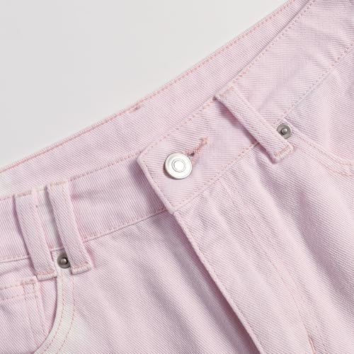 Women's High Waist Straight Loose Jeans Tie-Dye Vintage Fashion Jeans3