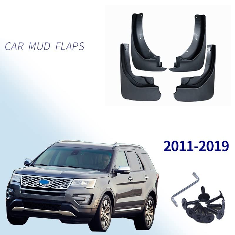 Guardabarros para automóvil Explorer 2011-2019 con protectores contra salpicaduras estilo OE 2