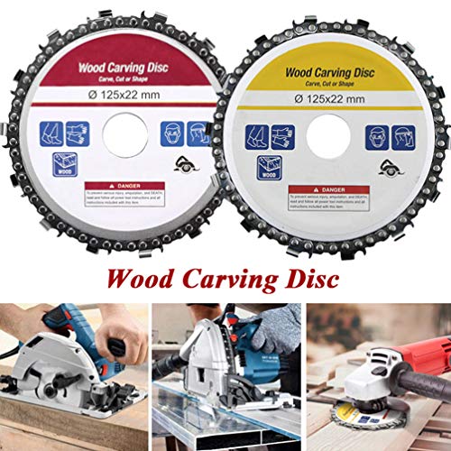 NICEXMAS 5 Polegadas 2 Pcs Moldar Disco de Escultura Em Madeira Disco de Lixar Disco de Lixar Abrasi