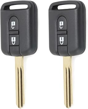 Beefunny 433MHz ID46 PCF7946 Chip 2 Button Remote Key Fob for Nissan Elgrand X-Trail Qashqai Navara Micra Note NV200 5WK4 876/818 2