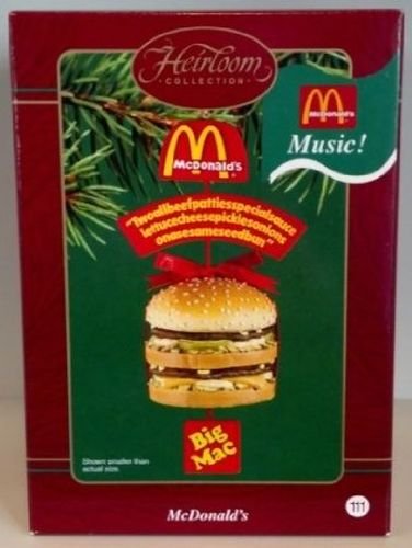 Collection 'Music' Ornament (CXOR-103J) McDonald's 'BigMac' - 2003