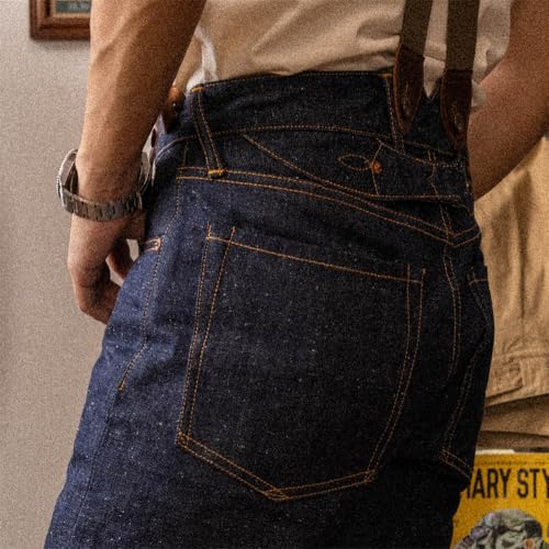 Red Tornado 'Snowy' NEP 14oz Selvedge Raw Denim Pants Tapered Fit3