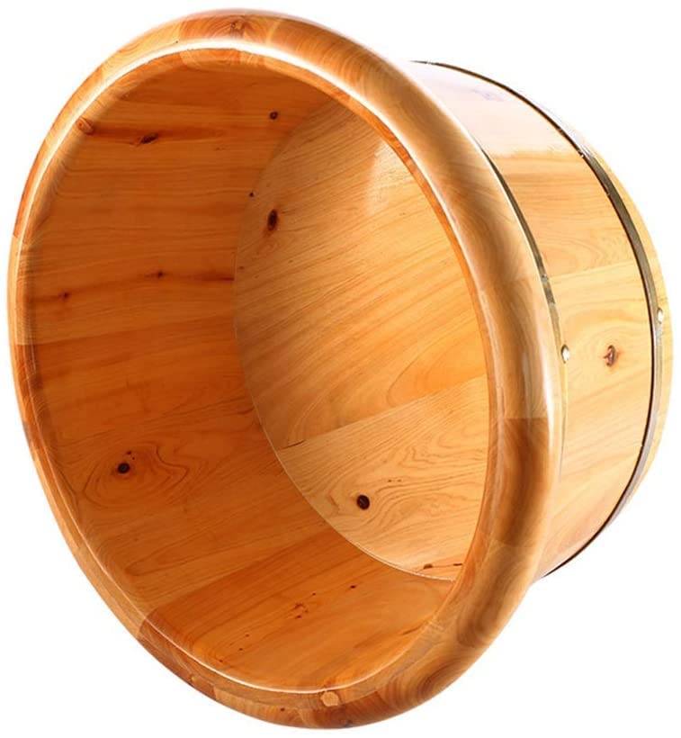 Balde de madera para baño de pies de cedro 40 cm