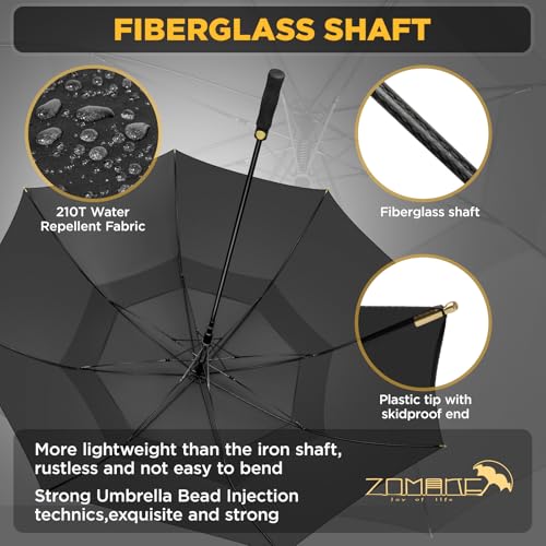 ZOMAKE Golf Umbrella Large Windproof Heavy Duty Umbrellas 54INCH - image 6