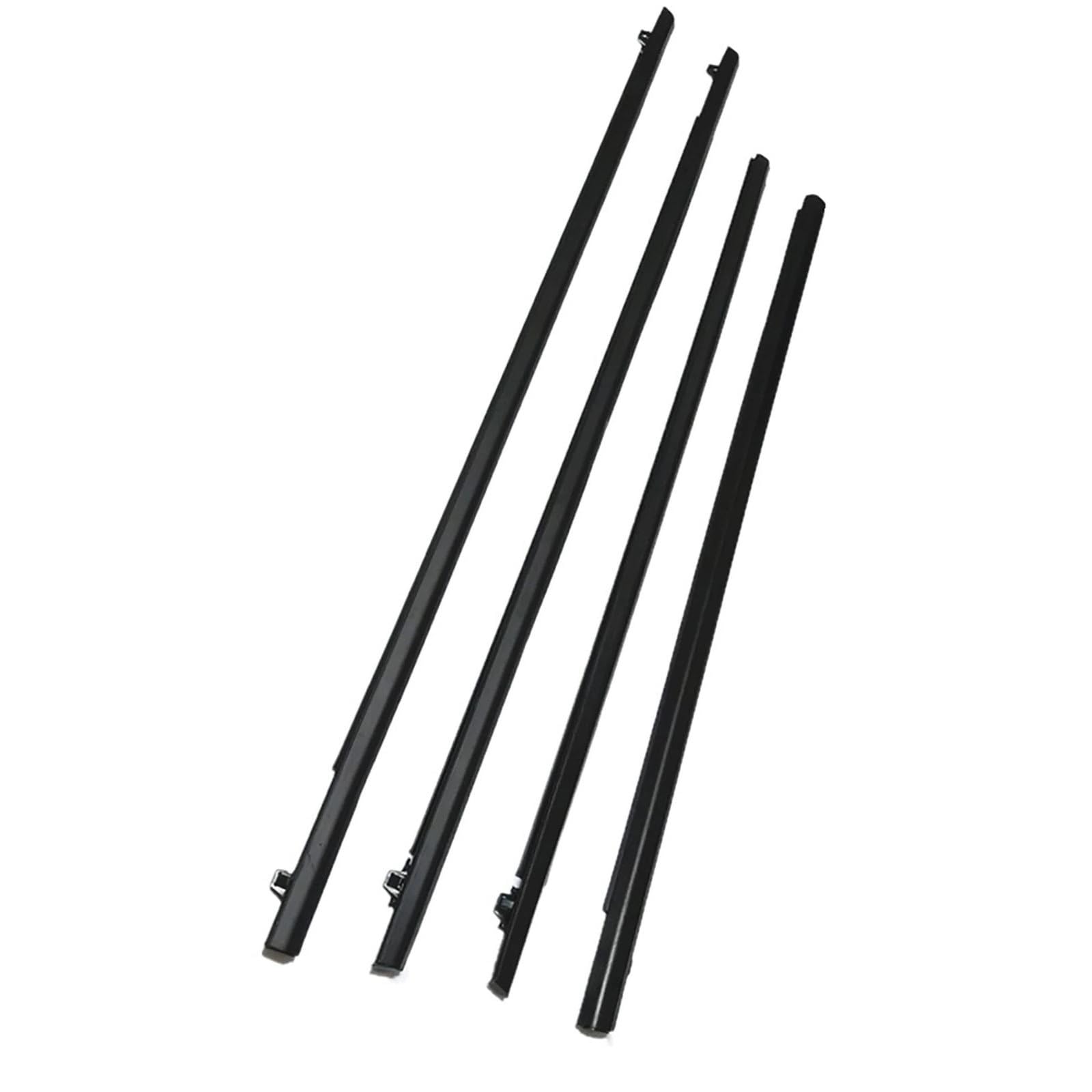 Ajohbm One Color Car Side Door Glass Window Weatherstrip Waterproof Pressure Strip Moulding For City 2009-2014
