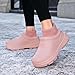 Men's and Women's Winter Cotton Shoes, Water Shoes, Nurse Shoes, Chef Shoes, Fashionable Casual Sandals, Anti Slip Outdoor Shoes Pink