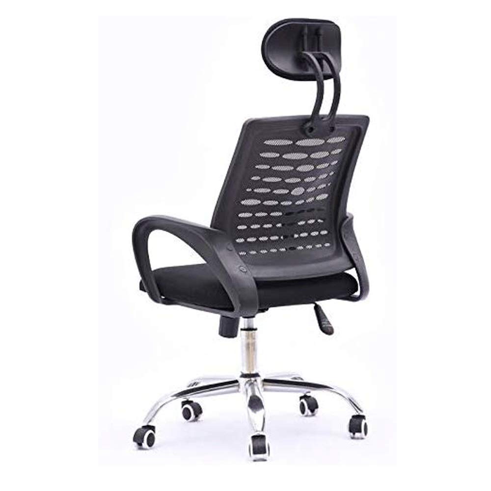 krzesło biurowe Krzesło biurowe, ergonomiczne biurko komputerowe z siatką, obrotowe krzesło zadaniowe z regulowanymi podłokietnikami, czarne krzesła biurowe do wzniosłych ambicji w domu Learned