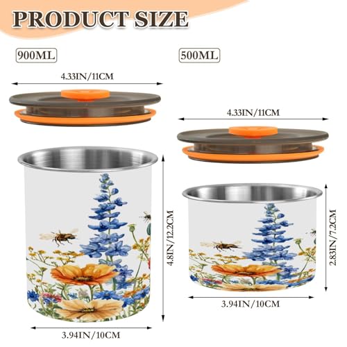 Contenedor Hermético de Acero Inoxidable para Café 30oz miniatura 2