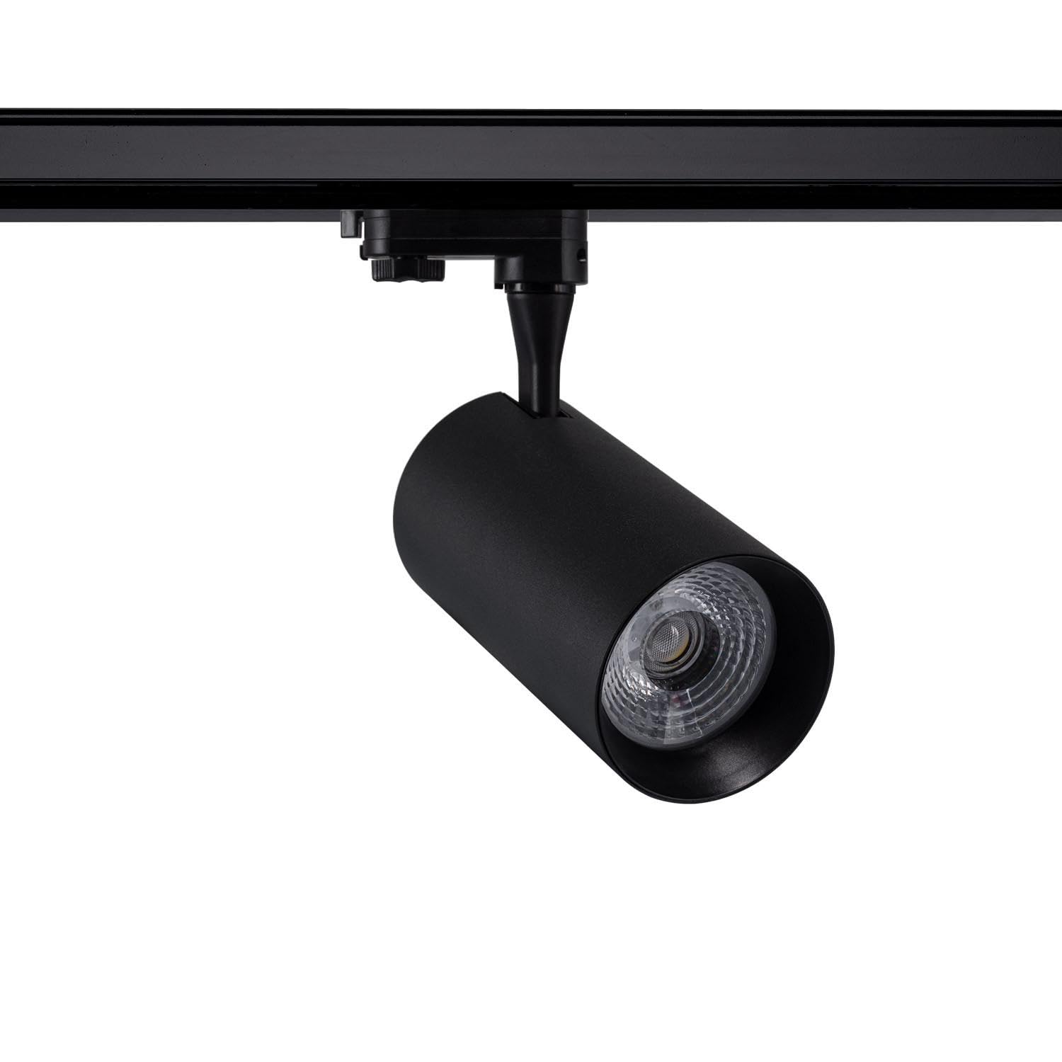 LEDKIA LIGHTING Foco Carril LED Trifásico 30W Vulcan Negro 3000K Blanco Cálido
