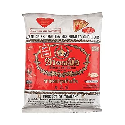 Cha Tra Mue Thai Tea Mix Number One Brand Imported from Thailand, Authentic Thai Ice Tea &ndash; 400g