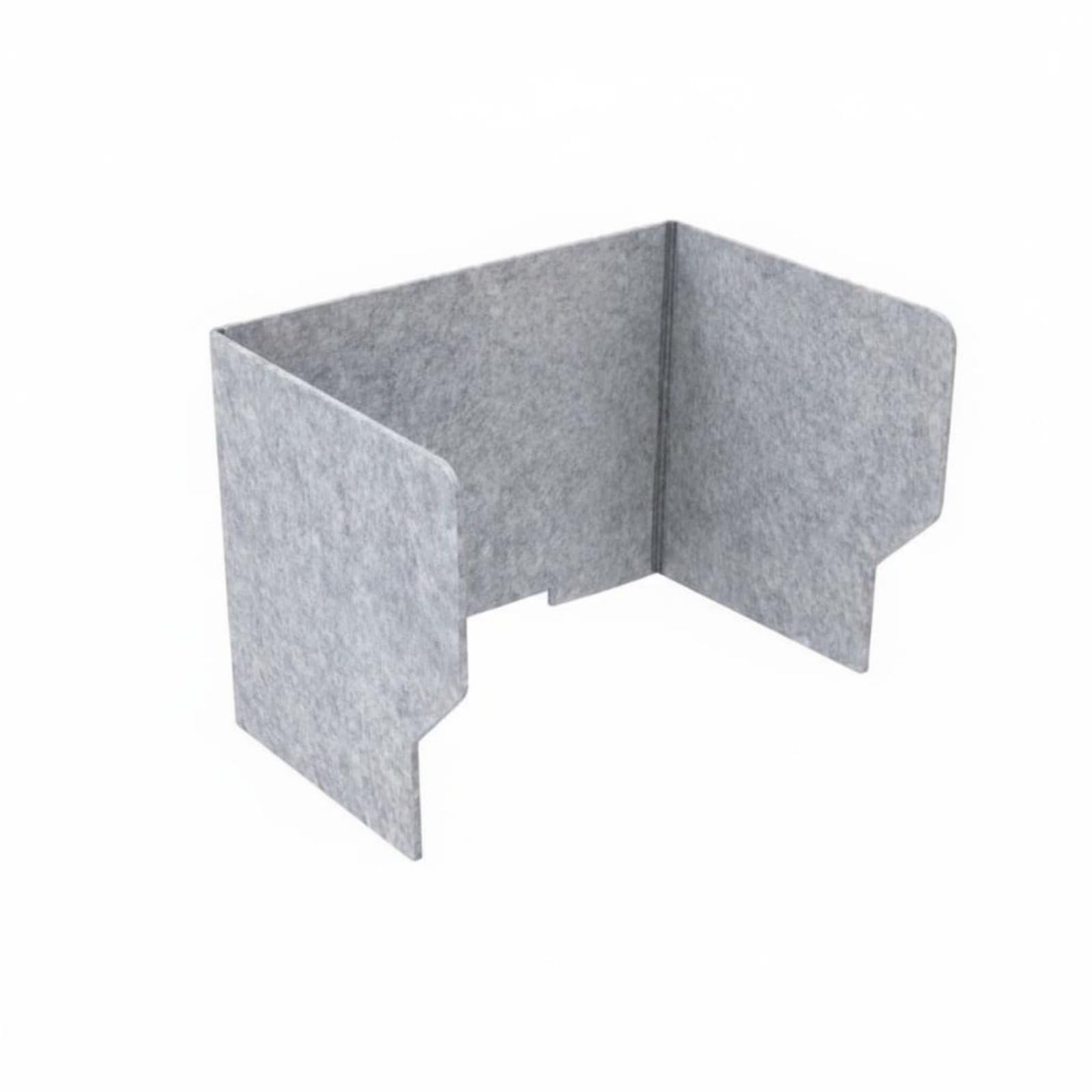 Pannello Fonoassorbente da Scrivania Installazione Facile Pannello Divisorio da Tavolo Leggero Barriera Scrivania Pieghevole per Impiegati, Ufficio, 60CM, Schermo3-Lati