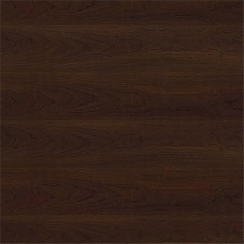 Miniatura 7 de Bush Furniture Key West - Escritorio de 48 W con archivador lateral de 2 cajones y estantería de 5 estantes en Bing Cherry