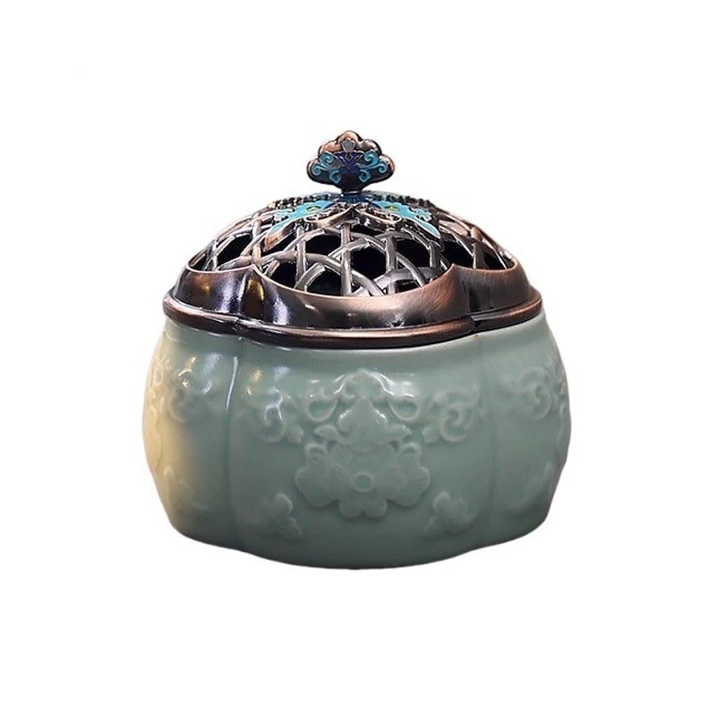Incense Burner Home Ceramic Enamel Incense Burner, Indoor Tea Ceremony Antique-style Waterfall Incense Burne