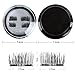 Dual Magnetic Eyelashes, Ultra Thin 0.25mm 3D Fiber Reusable Best Fake Lashes For Women Girls Makeup Natural Look - No Need Glue (4 pieces)
