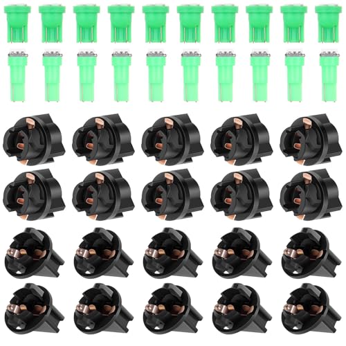 LBRST 10 x T5 74 73 2721 Twist Lock Socket 10 x T5 1-5050-SMD Green 74 73 2721 Instrument Lights 10 x T10 6-3020-SMD Green 168 Instrument Lights 10 x T10 168 Twist Lock Socket