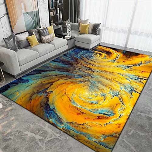 Alfombras Salon Baratas Amarilla Marca DJHWWD
