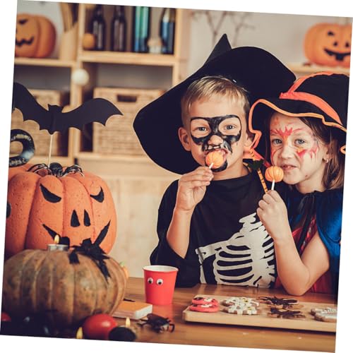 Pitillos de papel para Halloween 50 piezas diseño spooky miniatura 4