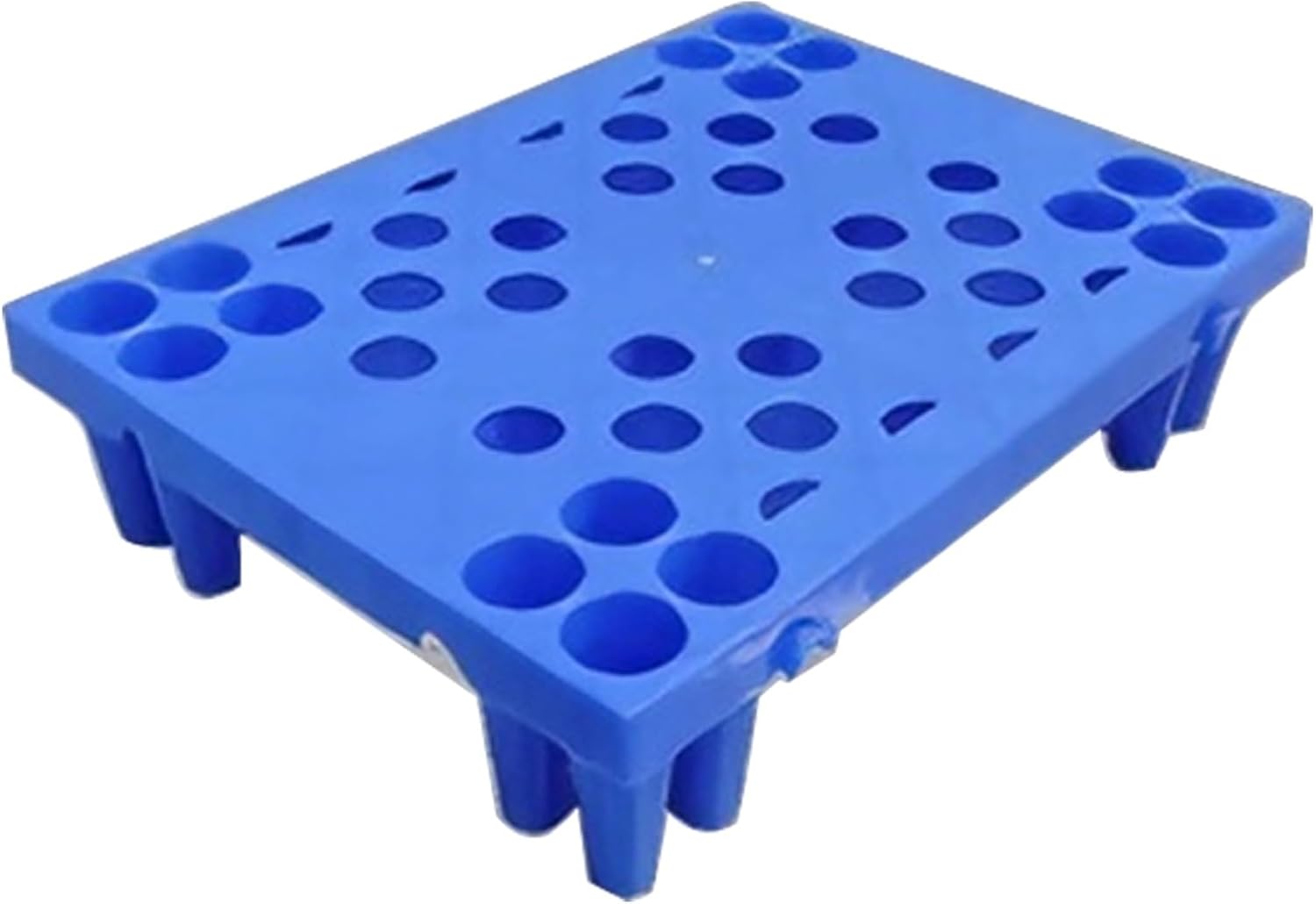 Industry Pallet, Stackable Plastic Pallets, Featuring a Non Slip Frosted Finish and Reinforced Support Legs it is Suitable for Warehouse Environments(Black,50x30x10cm/20x12x4in)