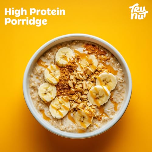 Tru-Nut Vegan Peanut Protein Powder, 454g - no sweeteners - 61% protein - ideal for smoothies and protein shakes - gluten-free - only 2 ingredients: roasted peanuts and pea protein isolate - Afbeelding 6