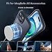 TOCOL for iPhone 15 Case, Compatible with MagSafe, Black