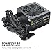 Segotep 650W 80 Plus Gold Certified Non-Modular ATX Power Supply with 6+2 Pin Connectors PFC Protection and RoHS Compliance, 120mm Silent Fan Gaming PSU GN-650 Black