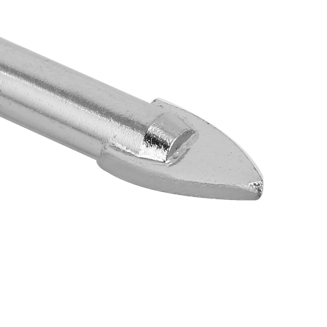 Aexit 8mm Tip Tool holder 79mm Length Triangle drill hole Triangle Head Glass Tile Drill Bit Gold Tone Model:31as25qo275