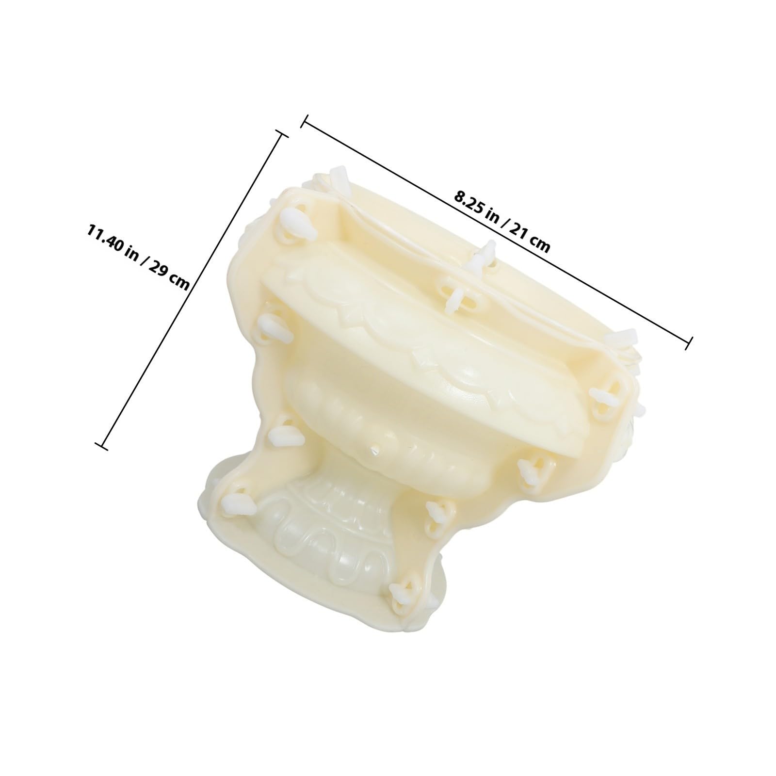 Molde de Hormigón para Macetas de Bonsái y Jardineras, Molde Artesanal de Plástico Resistente y Fácil de Usar para Exteriores y Jardines