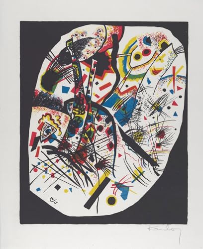 Affiche d'Art Mural Wassily Kandinsky - Peinture Graffiti Kleine Welten III 60x90