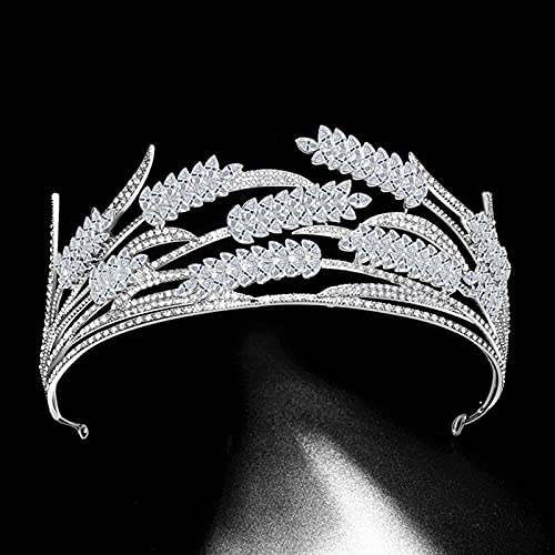 Diadema de desfile de diamantes de imitación cómoda y firme 4
