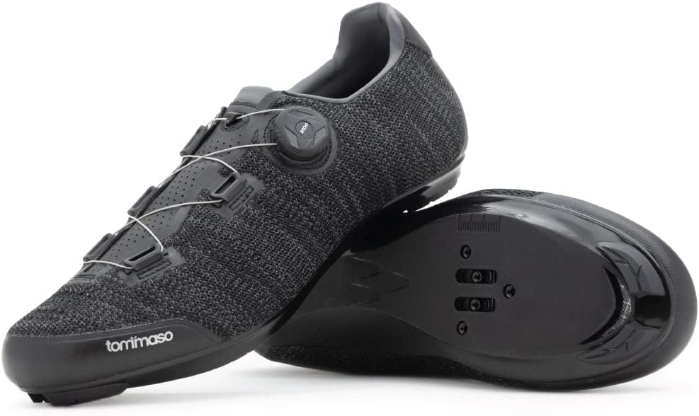 TommasoStrada Men's Peloton Shoes & SPD Men's Cycling Shoesโ2-in-1 Cycle ShoesโWorks with Delta & SPDโCycling Shoes For Menโ Indoor Cycling Shoesโ Road Bike Shoes for Men Cyclingโ NO CLEATS INSTALLED