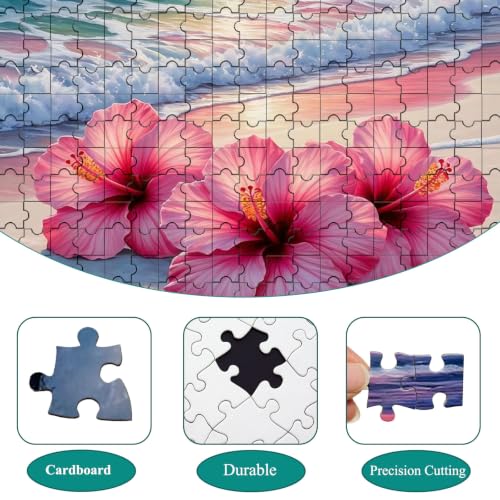 Puzzle de 500 piezas para adultos, (Beach Flower) | Arte desafiante, diseño divertido, decoración para pared del hogar, DIY miniatura 2