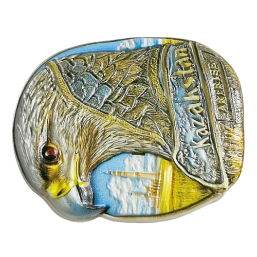 Imán decorativo souvenir turismo Kazajistán miniatura 4