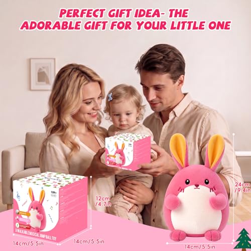 SAIMAND Pink Crawling Musical Bunny Baby Toy, Adorable Gift for Babies 1-3 by SAIMAND - Used condition - Image 7