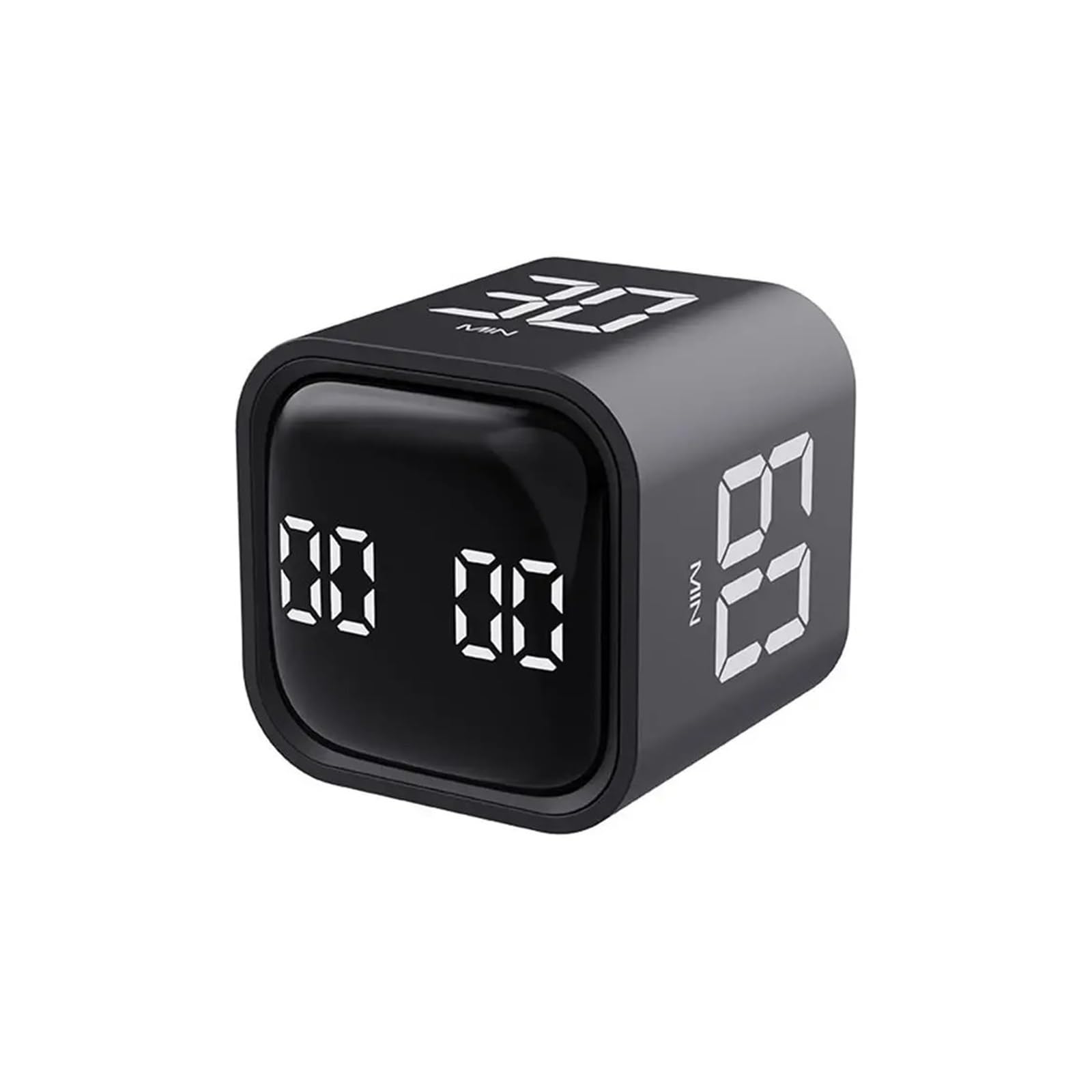 Temporizador de Cocina Multifuncional 1/2 Piezas | Herramienta de recordatorio de cuenta atrás for cocinar(Black)