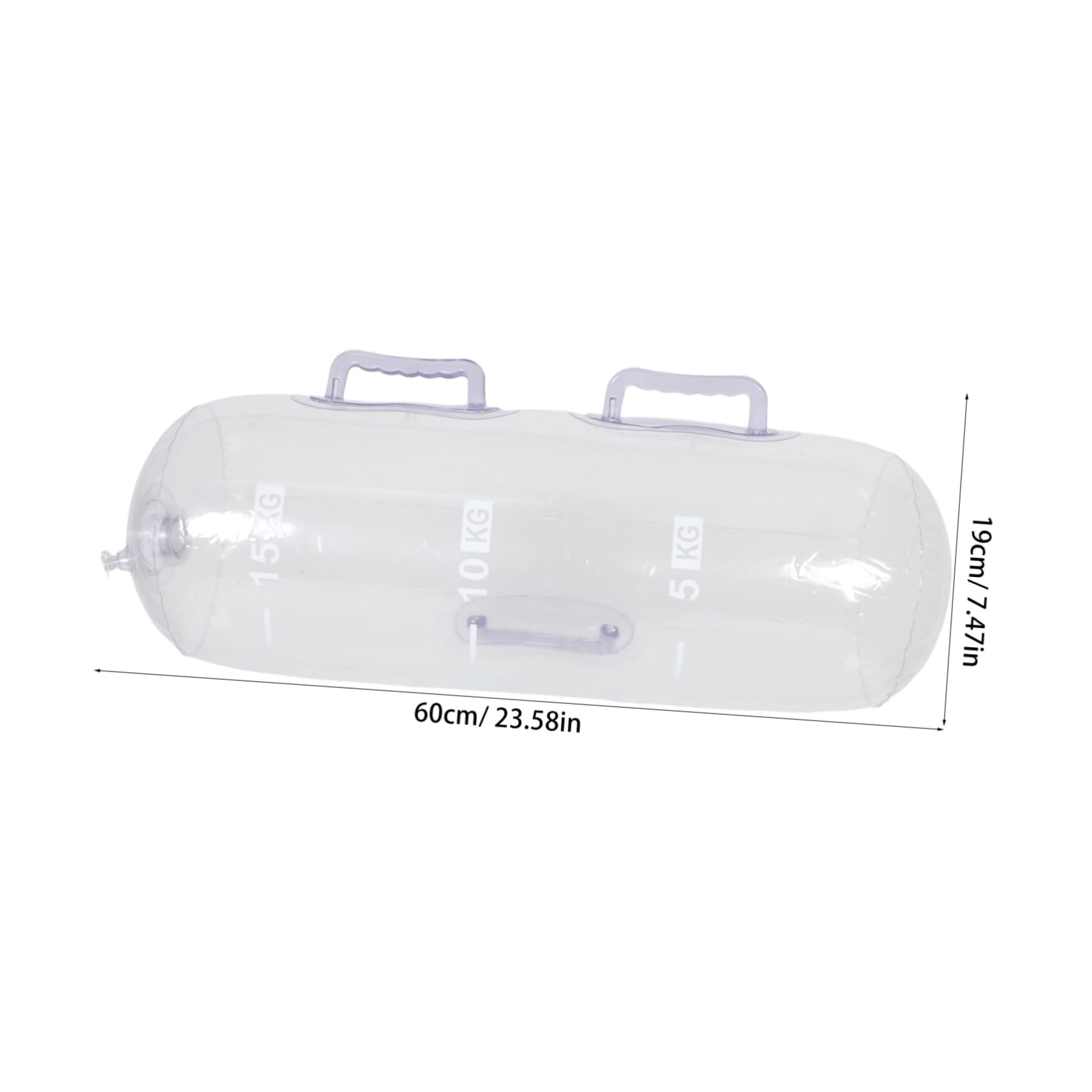 UPKOCH Bolsa de Pesas de Agua Ajustable para Fitness en Casa Material PVC Portátil para Entrenamiento de Fuerza y Ejercicios de Brazo en Gimnasio Doméstico