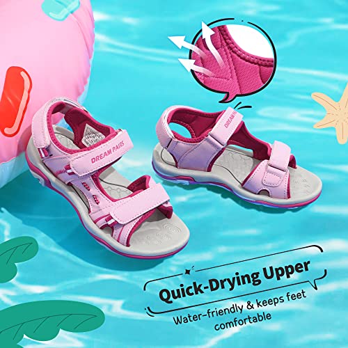 Image of DREAM PAIRS Boys Girls Sandals Kids Athletic Summer Sports Water Shoes for Toddler /Little Kid /Big Kid