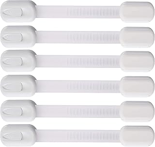 6pcs Kit Trava de Gaveta para Bebê Para Gavetas Portas De Armário, Móveis, Cozinha, Fornos, Assentos Sanitários