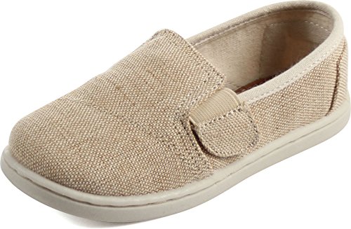 TOMS Boys Tiny Avalon Sneaker Natural Burlap Size 4 M US Toddler