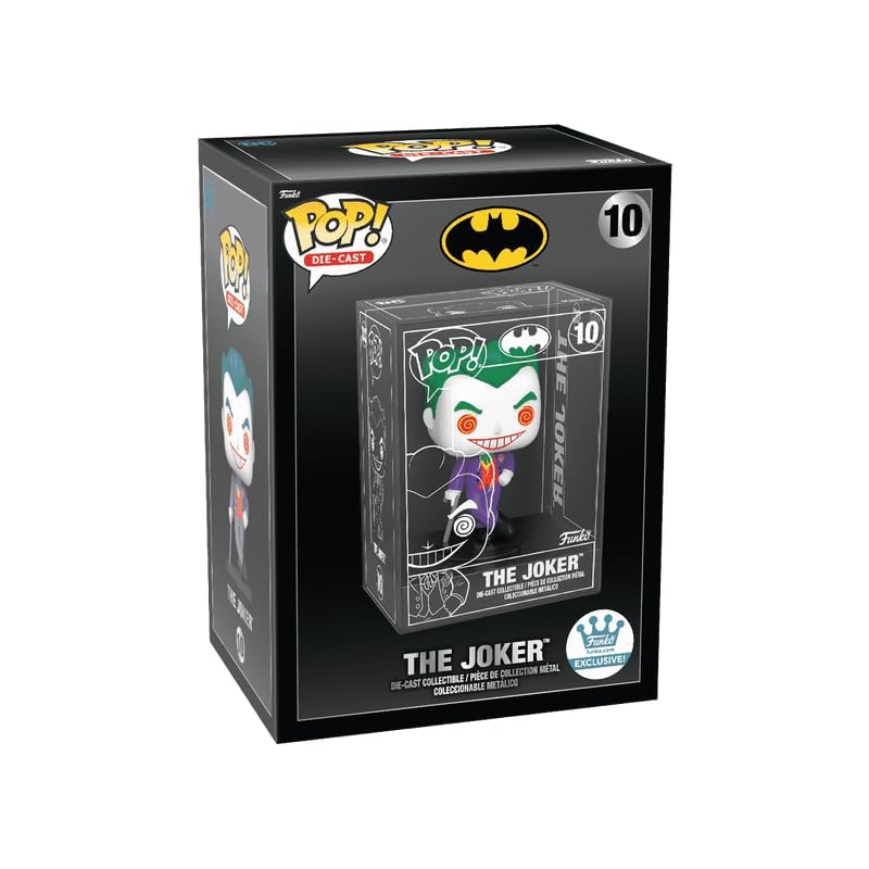 Funko Pop! Die-Cast: DC Comics - The Joker *Chase Possible Shop Exclusive, 74301, Silver - Image 3